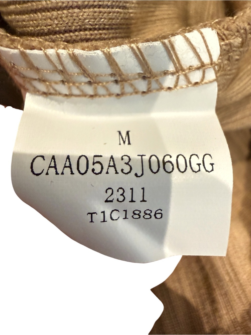 Cupshe Ribbed Tie-Waist Long Sleeve Mini Dress in Tan - Picture 8 of 10